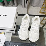 Givenchy White Chunky Platform Sneakers - Detail Shot of Craftsmanship
