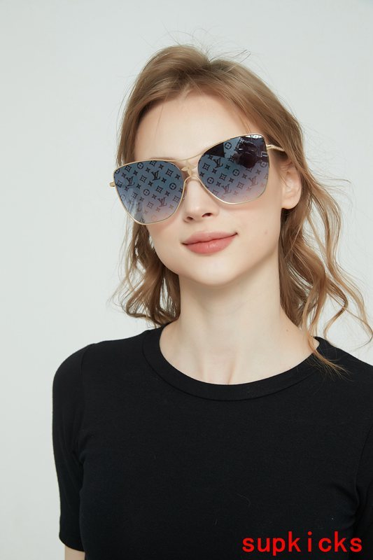 Side view of Louis Vuitton unisex sunglasses