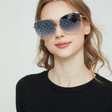 Side view of Louis Vuitton unisex sunglasses
