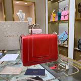 Classic Faux Leather Handbag - Modern Structured Build | Women's Fashion Handbag #1773 - back view (image 4) of designer-inspired handbag