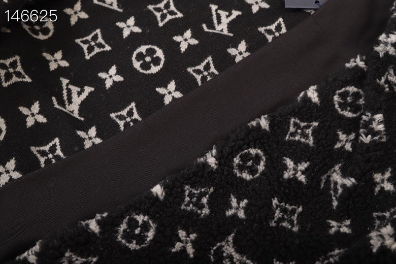 Back view of Louis Vuitton luxury clothing with relaxed-fit cut