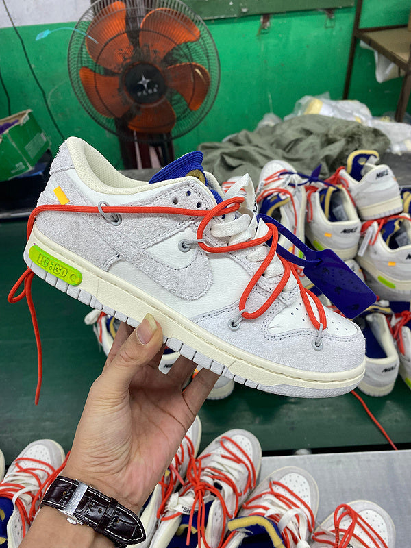 Nike sneakers detailed view showing premium designer craftsmanship