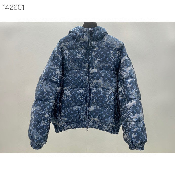 Close-up detail shot of Louis Vuitton luxury clothing with streetwear-inspired cut