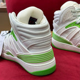Gucci sneakers detailed view showing premium designer craftsmanship