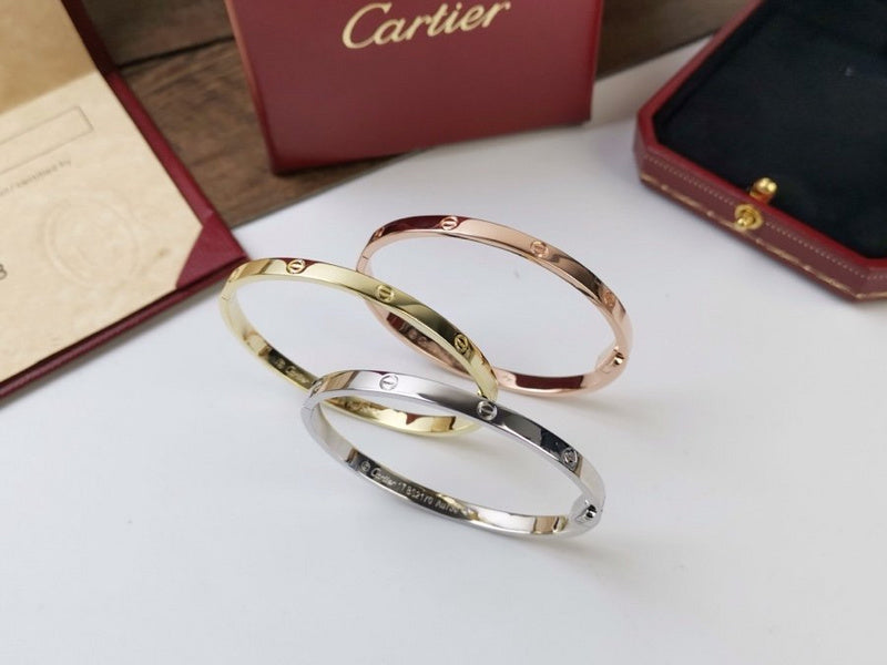 Close-up detail view of Cartier unisex jewelry piece