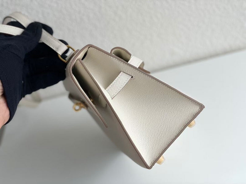 Close-up detail of clean-lined bag design