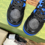 Gucci classic monochrome luxury sneakers view 5 retro runner design