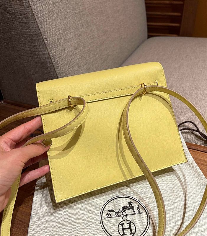 Close-up detail of modernist bag design