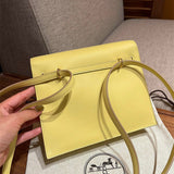 Close-up detail of modernist bag design