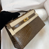  carryall bag close-up of hardware and finish 41