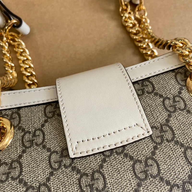 Top view of statement refined women's handbag – women's designer-style accessory