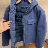 Back view of Louis Vuitton luxury clothing with contemporary cut