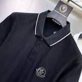 Full styled look of Moncler luxury clothing with logo-detail design