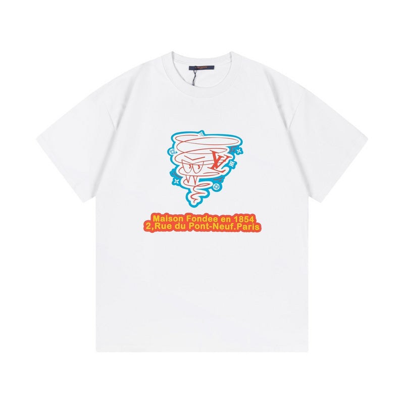 Back view of Louis Vuitton cotton t-shirt with relaxed-fit cut