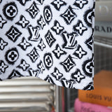 Front view of Louis Vuitton cotton t-shirt with monogram-inspired silhouette