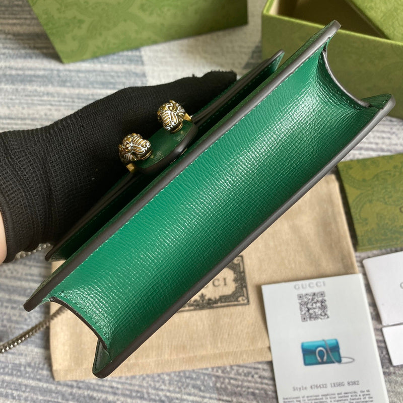 Back view of classic sleek women's handbag – women's statement bag