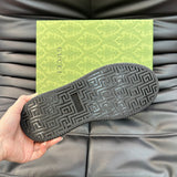 Gucci all-black luxury sneakers view 10 retro runner design