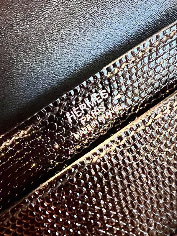 Side view of chic structured handbag