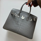 Close-up detail of refined bag design