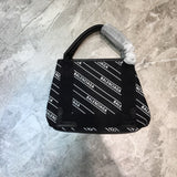 Contemporary Premium PU Leather Handbag - Signature Hardware Accents | Women's Premium Handbag #753 - back view (image 4) of designer-inspired handbag
