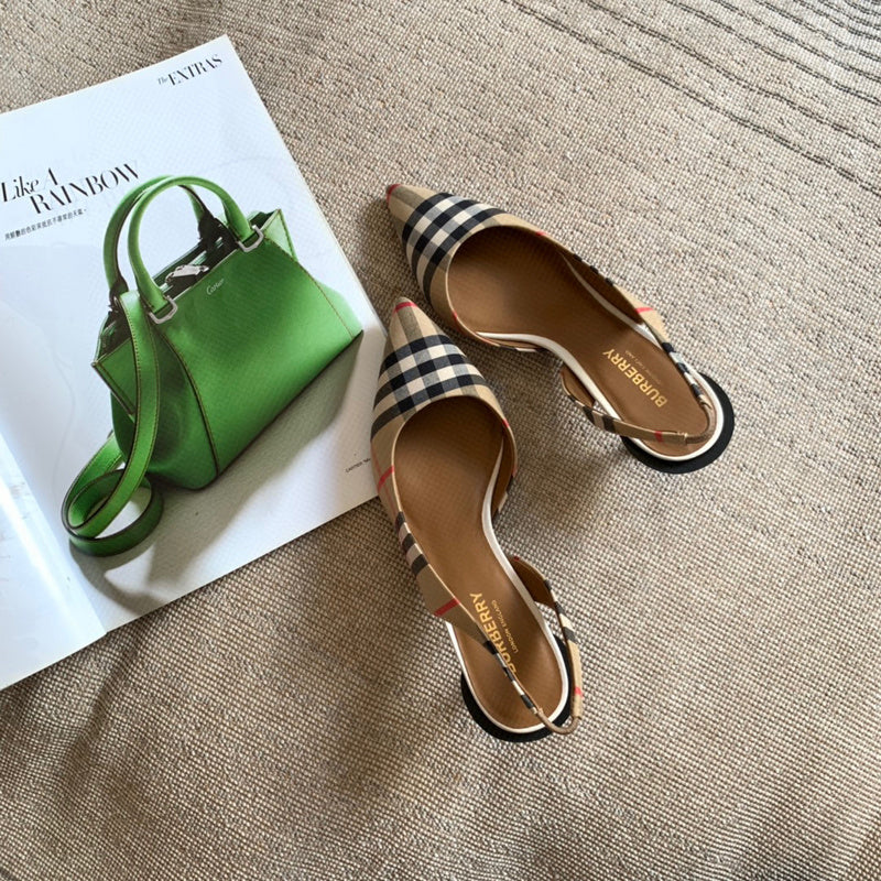 Sleek Vegan Leather Shoes - Smooth Faux-Leather Finish | Women's Everyday Fashion Shoes #1520 - hardware and detail close-up (image 5) of designer-inspired shoes
