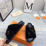 Louis Vuitton Grey Platform Heels - Full Silhouette View
