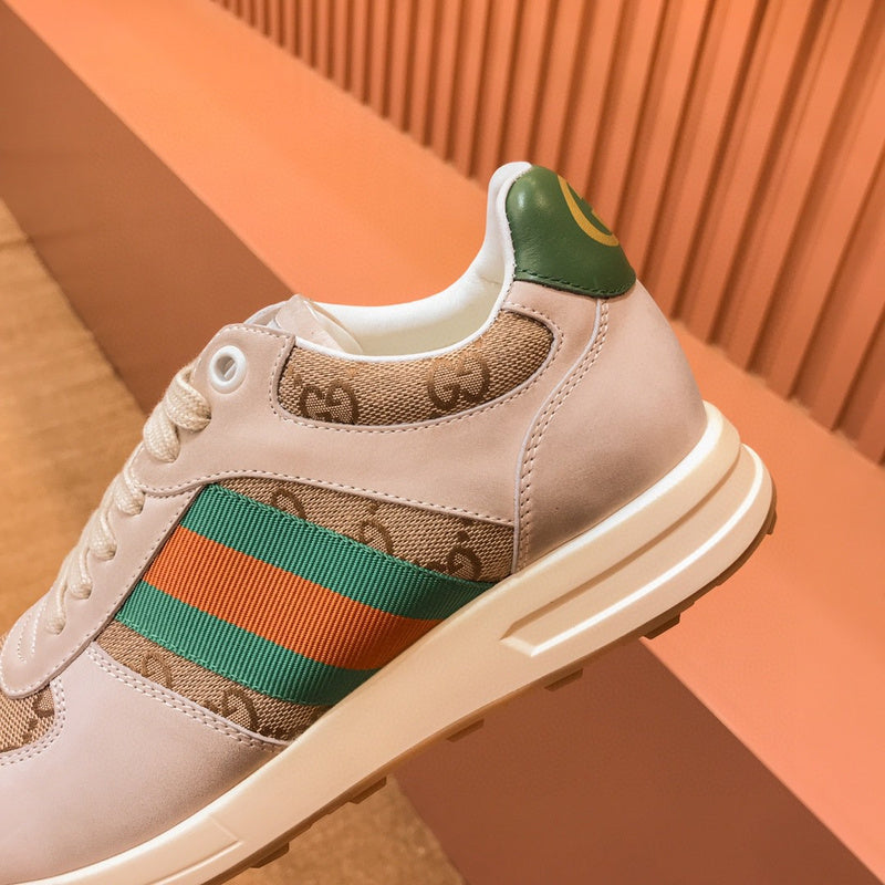 Gucci fresh white-and-black luxury sneakers view 4 streetwear statement look