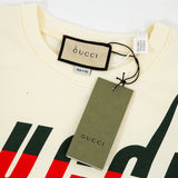 Full styled look of Gucci luxury clothing with relaxed-fit cut