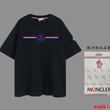 Back view of Moncler luxury clothing with logo-detail design