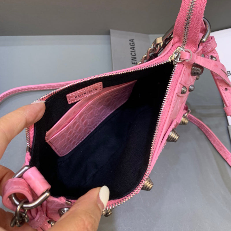 Timeless Faux Leather Handbag - Premium Craftsmanship Detailing | Women's Luxury Handbag #344 - styled full view (image 7) of designer-inspired handbag