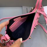 Timeless Faux Leather Handbag - Premium Craftsmanship Detailing | Women's Luxury Handbag #344 - styled full view (image 7) of designer-inspired handbag