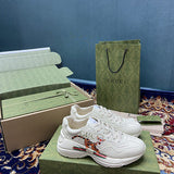Gucci neutral cream luxury sneakers view 10 streetwear statement look