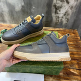 Gucci soft grey luxury sneakers view 10 classic court silhouette