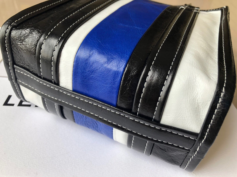 Refined Faux Leather Handbag - Sleek Minimalist Lines | Women's Luxury Handbag #935 - back view (image 4) of designer-inspired handbag