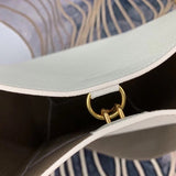 Top view of classic modern women's handbag – women's luxury accessory