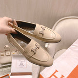 Hermes shoes Style 261 - top view showing design (alternate angle)