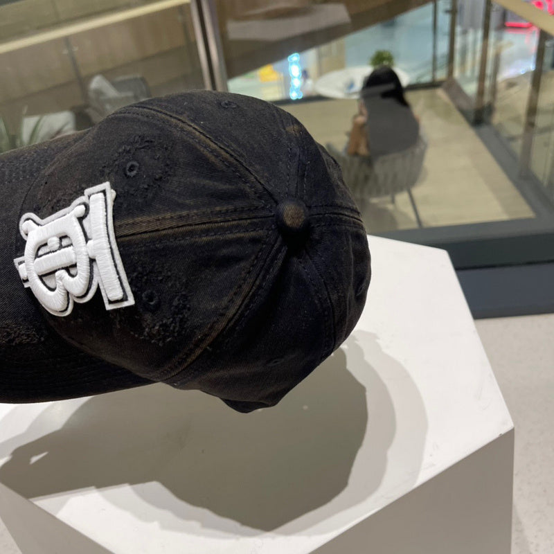 Front view of Burberry unisex cap