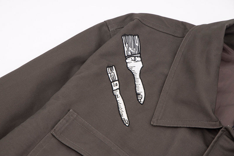 Flat lay presentation of Louis Vuitton luxury clothing with contemporary cut