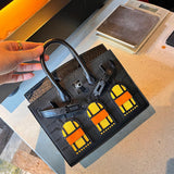 Understated handbag styled for everyday wear