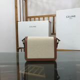 Side profile of sleek chic women's handbag – women's everyday handbag