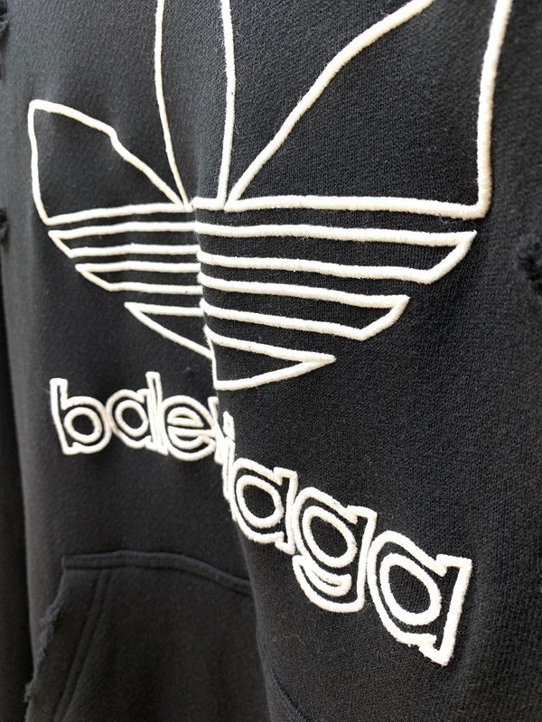 Close-up of Balenciaga designer clothing craftsmanship
