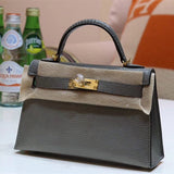 Close-up detail of streamlined bag design