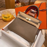  polished satchel styled with outfit