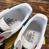Gucci all-black luxury sneakers view 4 heritage-inspired look