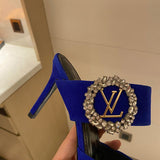 Louis Vuitton shoes Style 264 - back heel detail