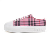 Burberry Nude Slip-On Sneakers - Side Profile View