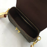 Front view of structured refined women's handbag – women's premium purse
