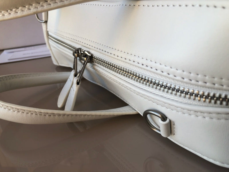 Classic Vegan Leather Handbag - Understated Luxury Look | Women's Everyday Carry Handbag #903 - texture close-up (image 9) of designer-inspired handbag