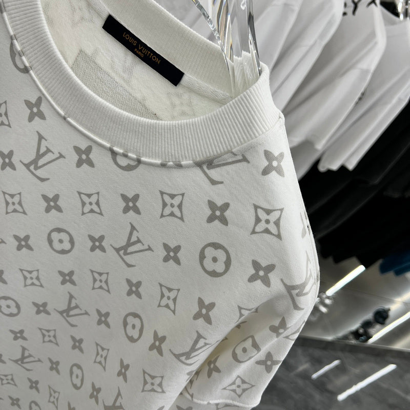 Full styled look of Louis Vuitton luxury clothing with tailored silhouette