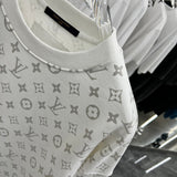Full styled look of Louis Vuitton luxury clothing with tailored silhouette